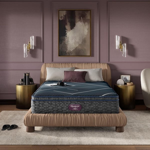 World Class Level 4-Hybrid Twin XL Medium Pillow Top 14 in. Standard Profile Mattress Set