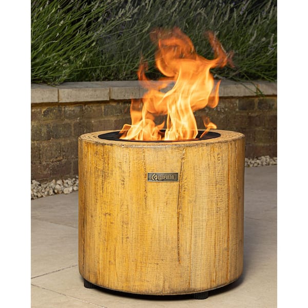 ECOFUEGO El Fuego 11.8 in. Ceramic Original Fire Pit with Wax Fuel