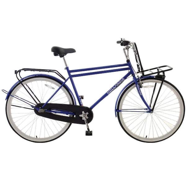 Hollandia Amsterdam M1 Dutch Cruiser Bicycle, 28 in. Wheels, 19 in. Frame, Men's Bike in Blue