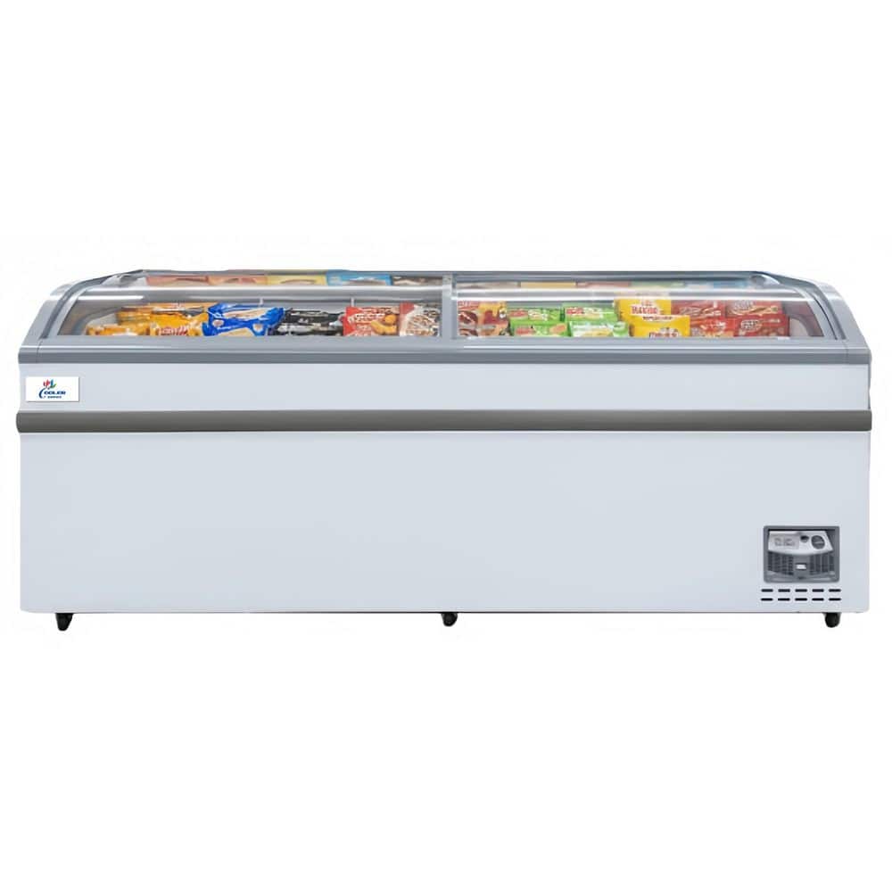 79 in. W 16.77 cu.ft. Manual Defrost Commercial Chest Freezer in White