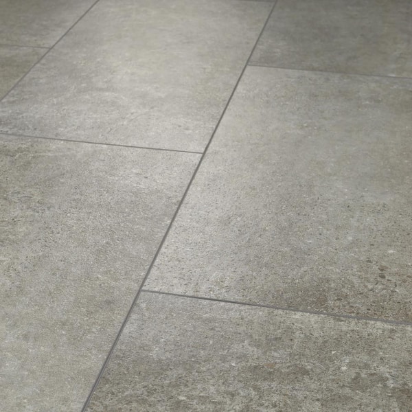 Shaw Vista Atlantic Grey 20 MIL x 12 in. W Waterproof Click Lock Vinyl Tile Flooring (15.83 sq.sf/case)