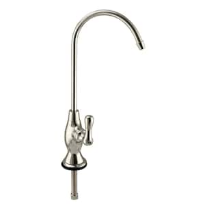 10 in. Classic Single-Handle Handle Cold Water Dispenser Faucet, Polished Nickel