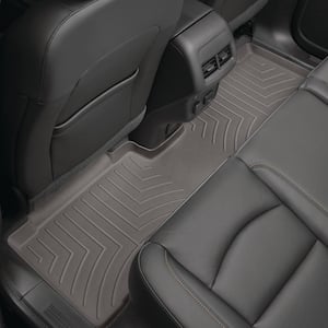 Cocoa Rear FloorLiner/Lincoln/Navigator/2018 + Fits Vehicles with 2nd Row Buckets Seats with 2nd Row Console