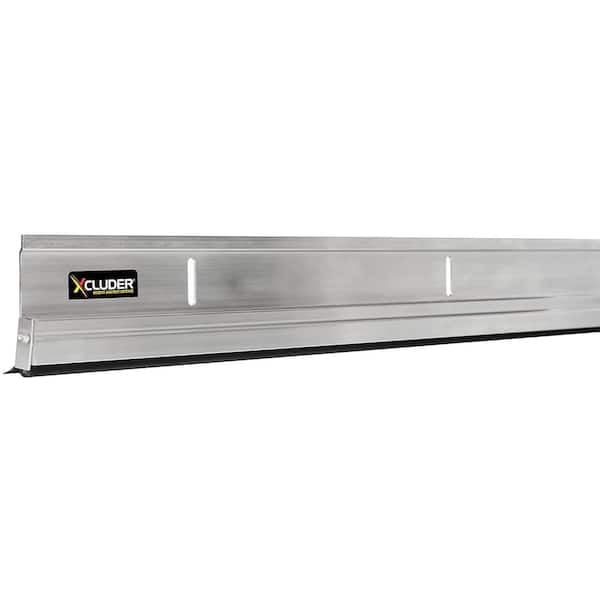 Xcluder 36 in. Versa-Line Rodent Proof Door Sweep, Mill Aluminum Finish - Seals out Rodents and Pests