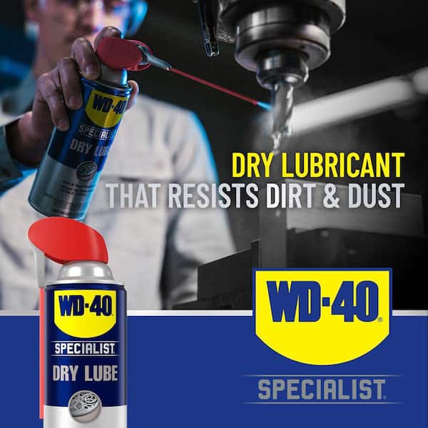 10 oz. Dry Lube, Lubricant with Smart Straw Spray (2-Pack)