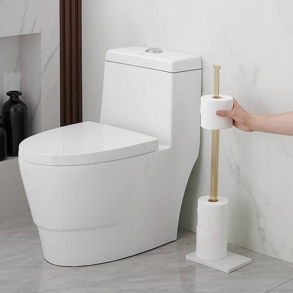 Bathroom Toilet Paper Holder with Toilet Brush Toilet Paper Roll