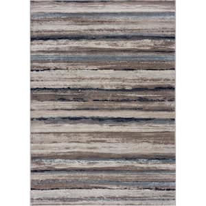 5 ft. x 8 ft. Havana Blue Traditional Distressed Area Rug - 5 ft. x 3 in. x 7 ft. x 7 in.