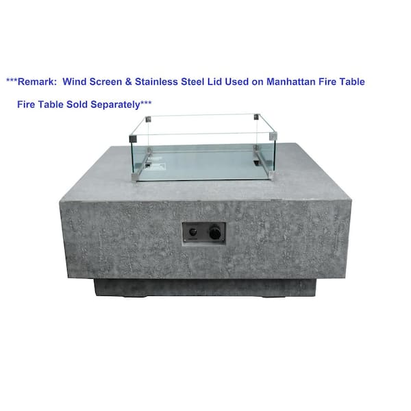 Square 304 Stainless Steel Lid, Fire Pit Lid Square