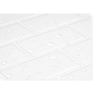Thicker Version 12 in. x 12 in. 3D Subway Design Peel and Stick Peelable Glossy Backsplash Tile (Set of 40-Piece)