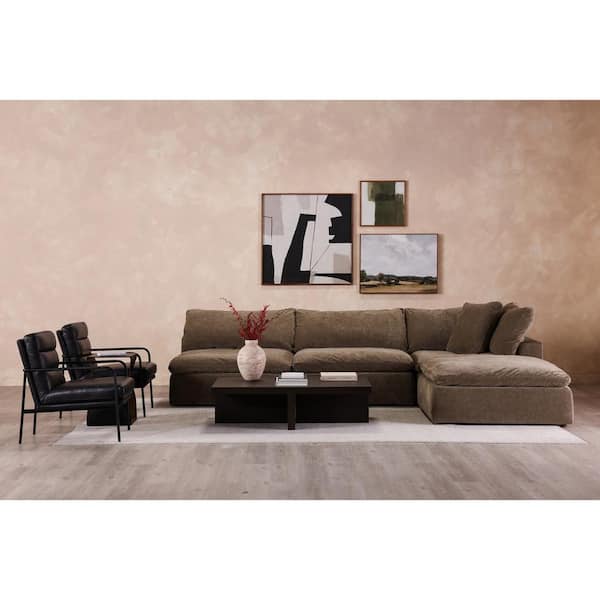Juno Raven Black Top Grain Leather Arm Chair with Minimal Metal Frame