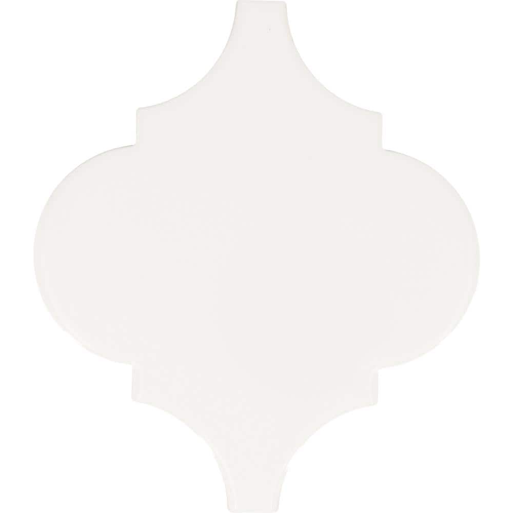 LuxeCraft Santorini Glossy 5-1/4 in. x 6 in. Glazed Ceramic Wall Tile (10.8