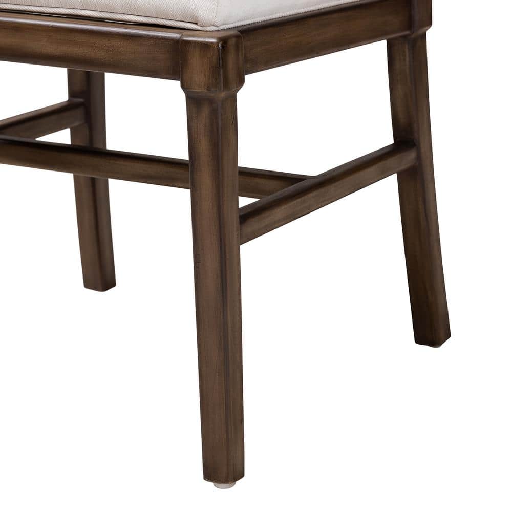Bohemian Bliss Mahogany and Natural Rattan Low Side Chair