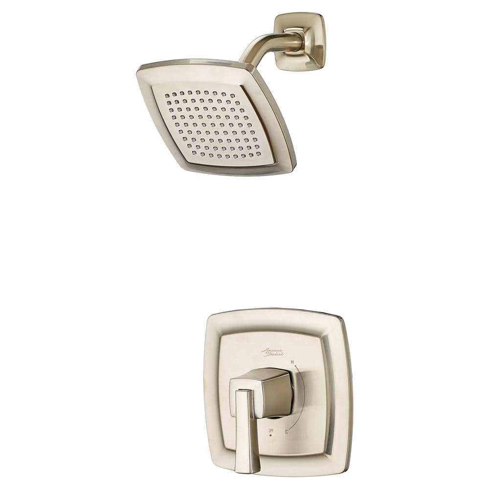 Brushed Nickel Wall Mounted Shower Faucet Trim Kit