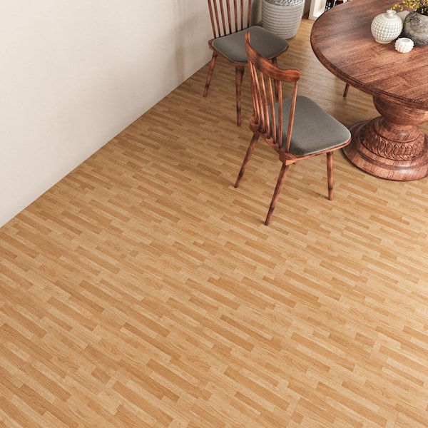 Jeedeson 30 Tiles 12 MIL 6 in. x 36 in. x 1. 8mm Peel and Stick