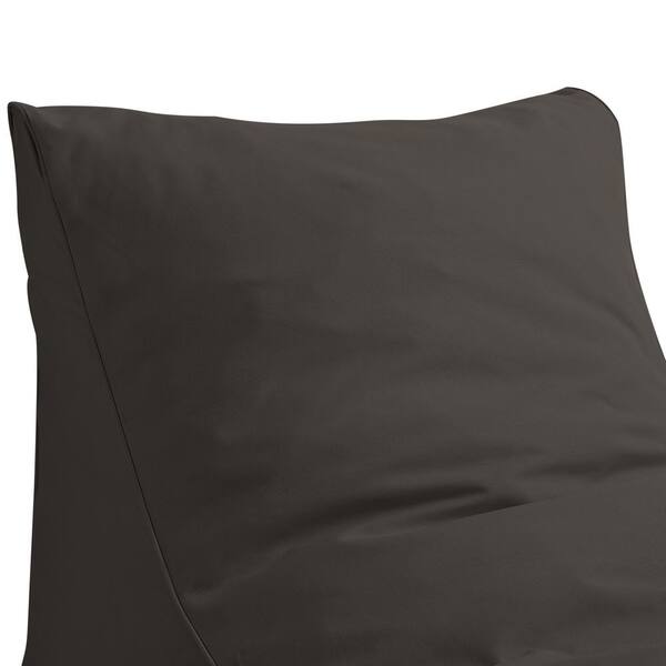 Loungie Cloudy Brown Bean Bag Lounger Chair Convertible Nylon Foam Sleeper  BB143-28BN-HD - The Home Depot