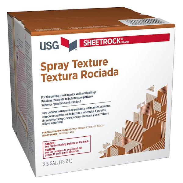 USG Sheetrock Brand 3.5 gal. Ready-Mixed Wall and Ceiling Spray Texture