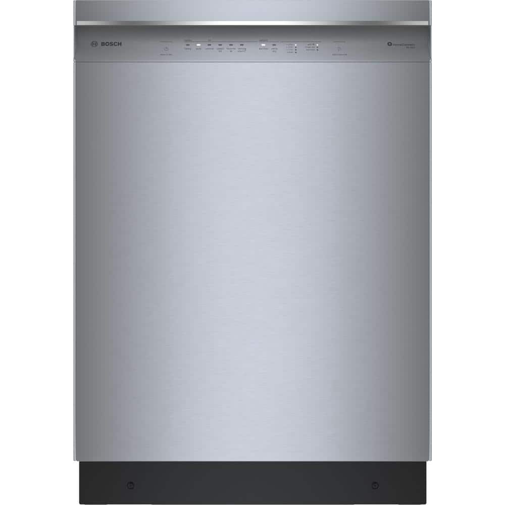 300 Series 24 in. Stainless Steel Front Control Tall Tub Dishwasher with Stainless Steel Tub and 3rd Rack, 46 dBA