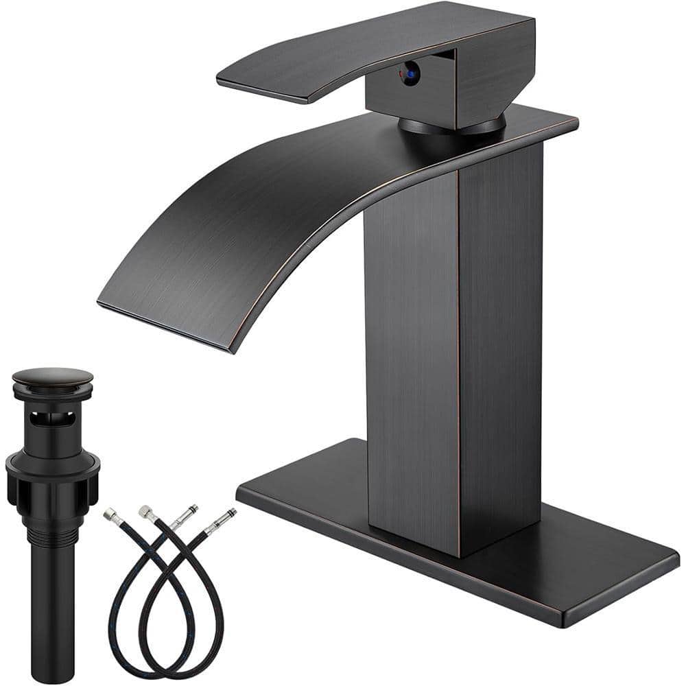 PICTURESQUE CENDU LLC Single Handle Single Hole Bathroom Faucet with ...