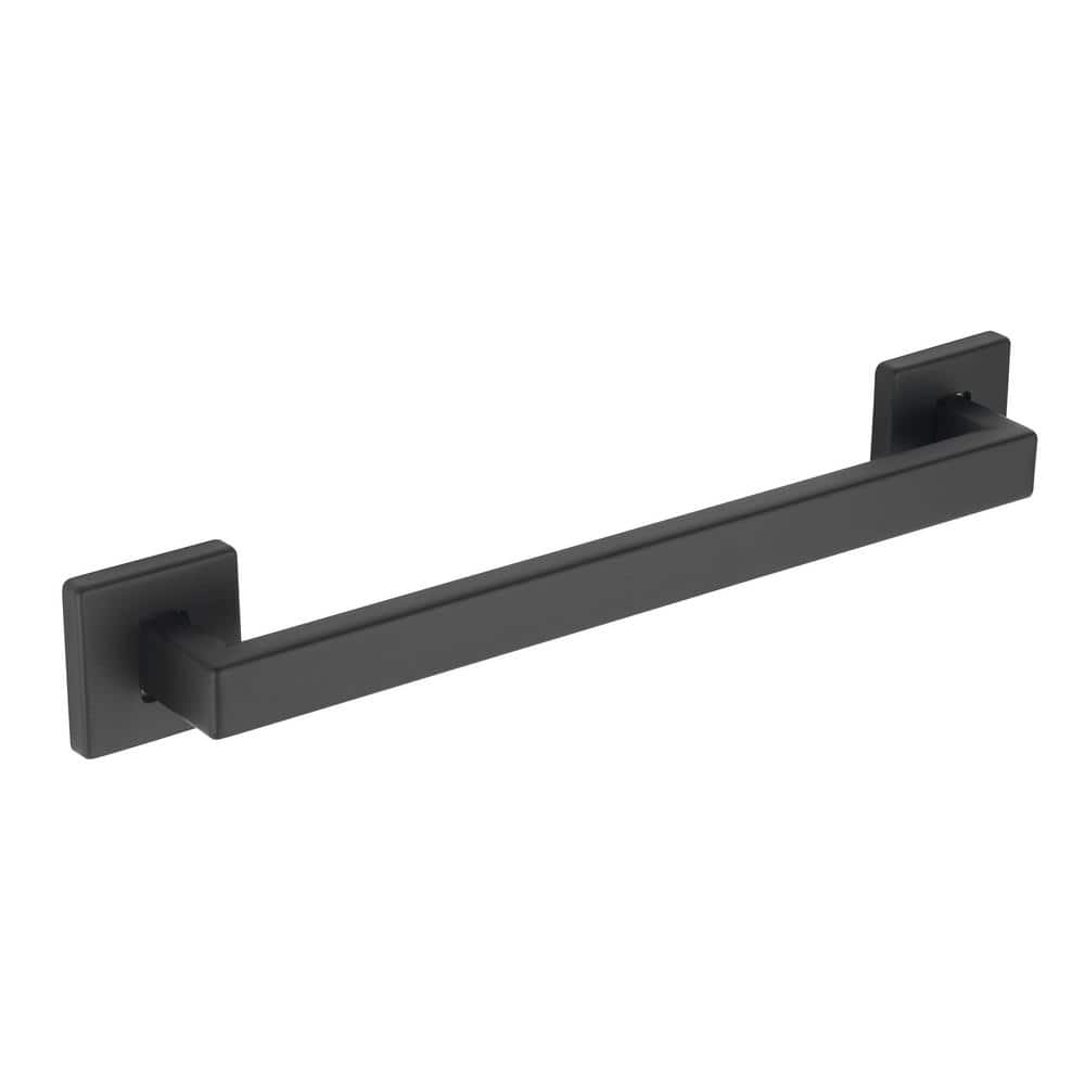 24 in. Soft Square Style Grab Bar in Matte Black price history on PriceWatchPro
