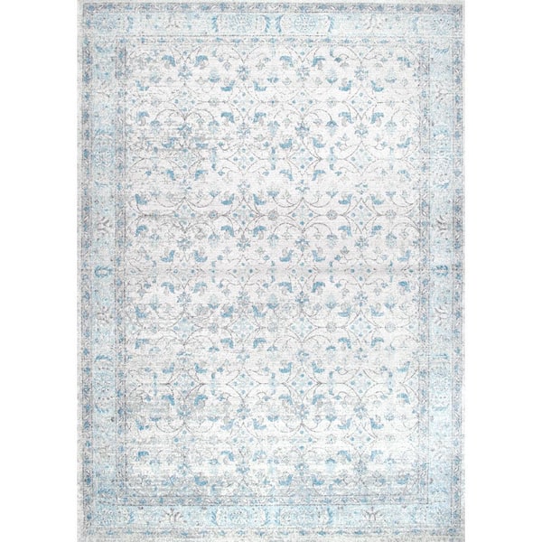 Woven Textured Aqua Bath Rug Aqua - Opalhouse™