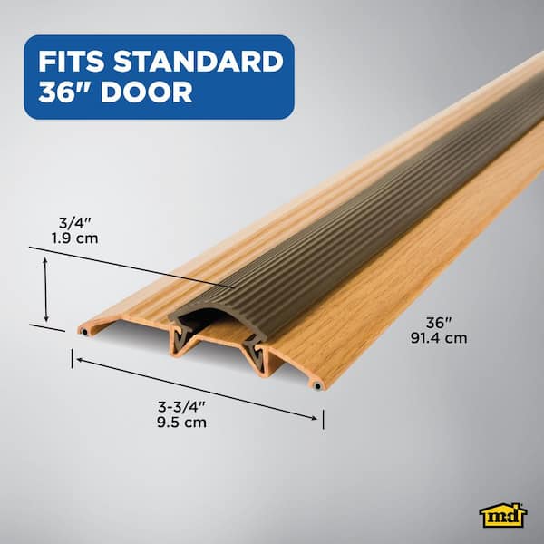 M-D Building Products 36 in. x 3-3/4 in. Oak Aluminum and Vinyl