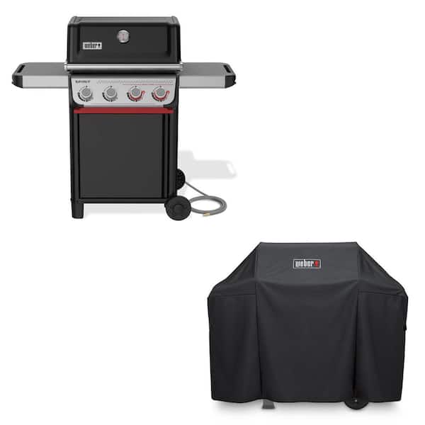 新品 Weber Spirit E-425 4バーナー 1501988 Weber Spirit E-425 4-Burner Natural Gas Grill in Black with Sear