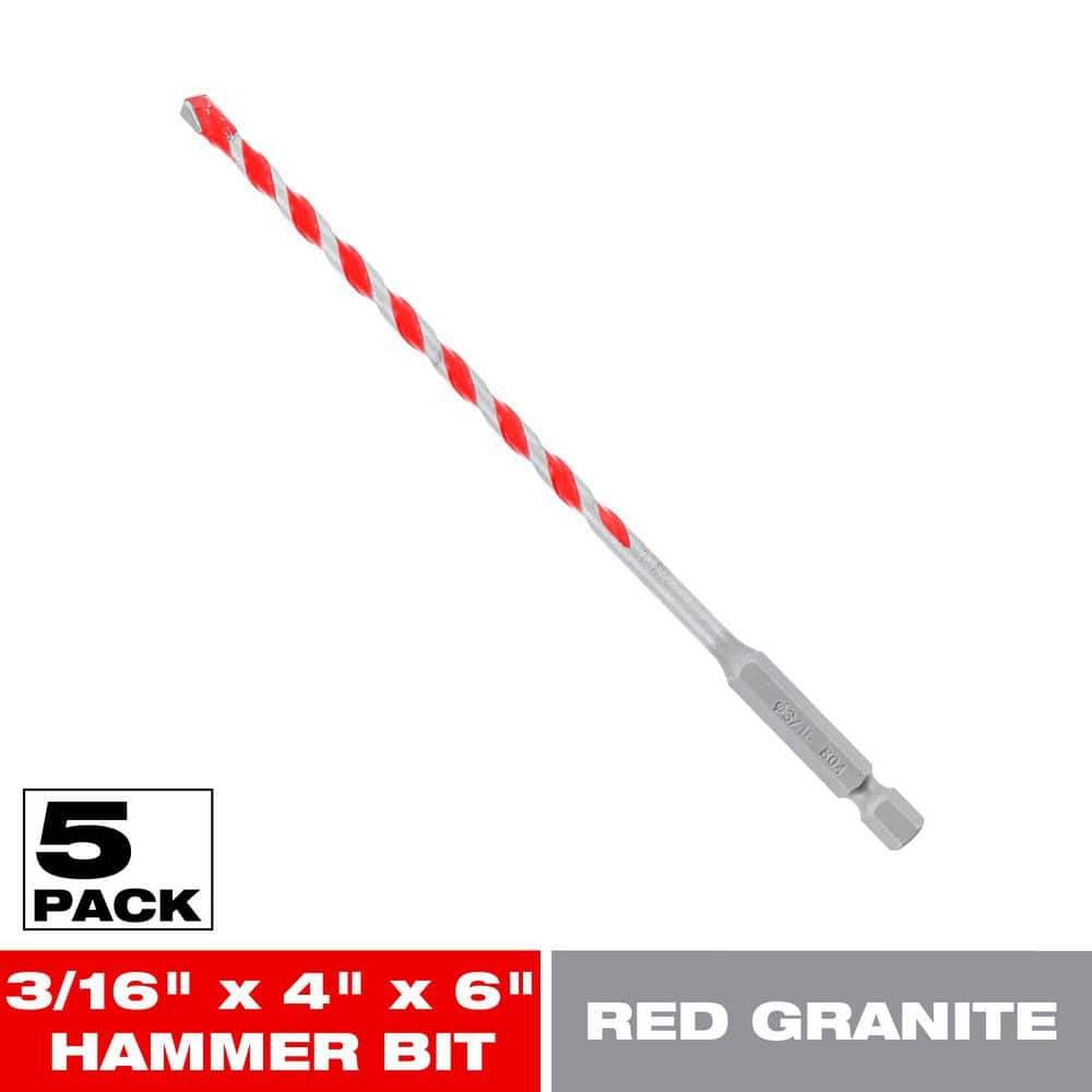 DIABLO 3/16 in. x 4 in. x 6 in. SPEEDemon Red Granite