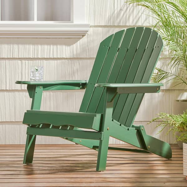 Zeus & Ruta Transitional style Outdoor Dark Green Wood Patio