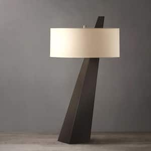 Obelisk 31 in. Chestnut Table Lamp