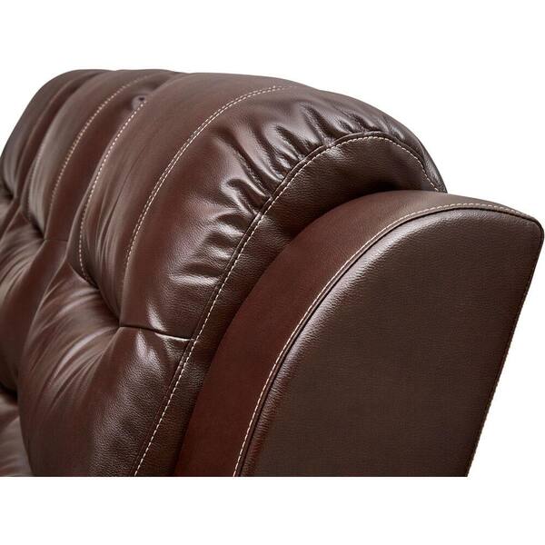 Hanover Traditional Leather Recliner With Nailhead Trim - Club Furniture