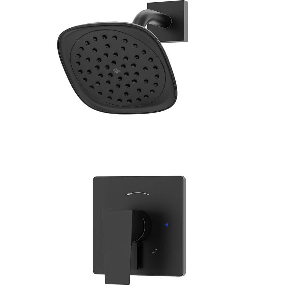 Symmons Verity Single Handle Wall Mounted Shower Trim Kit with Diverter ...