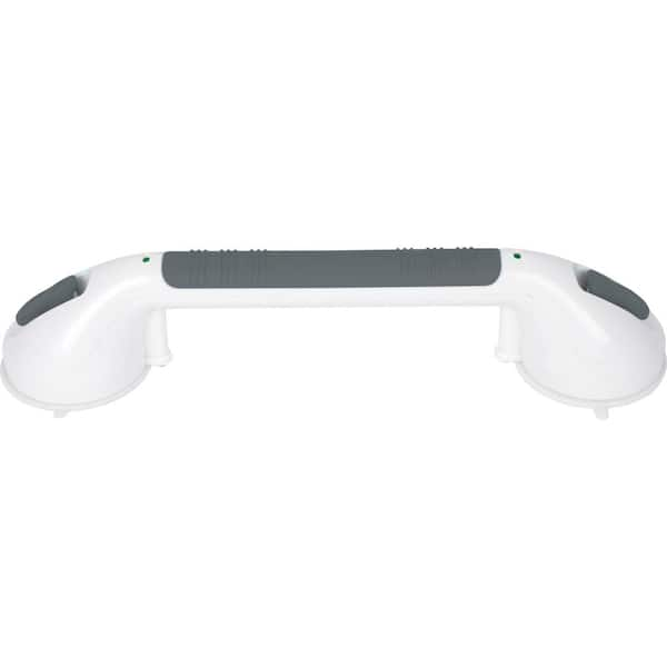 Glacier Bay 16 in. L x 16 in. Grab Bar in white