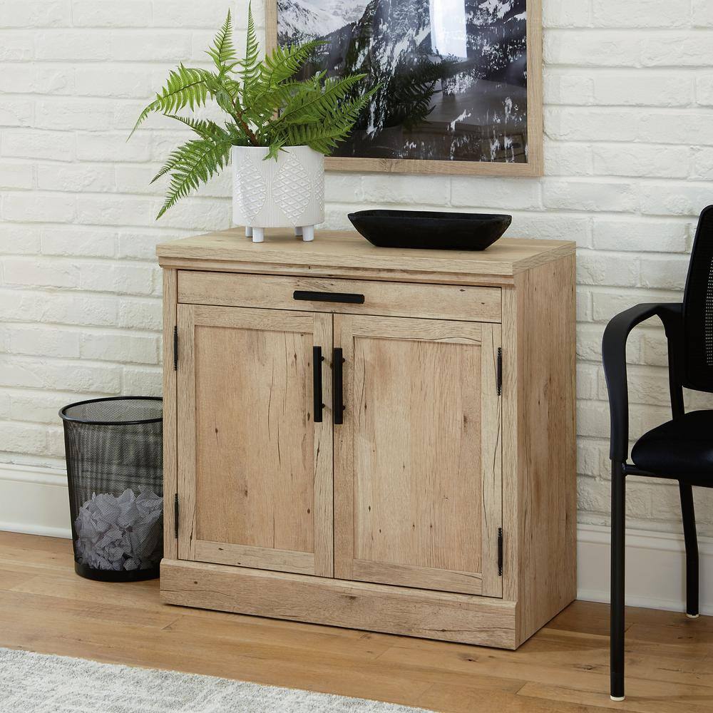 Prime Oak 2-Door Office Storage Cabinet with Adjustable Shelf