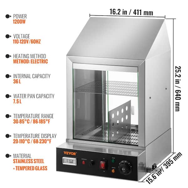 Hakka Food Processing 25'' W Single Oven Convection Oven
