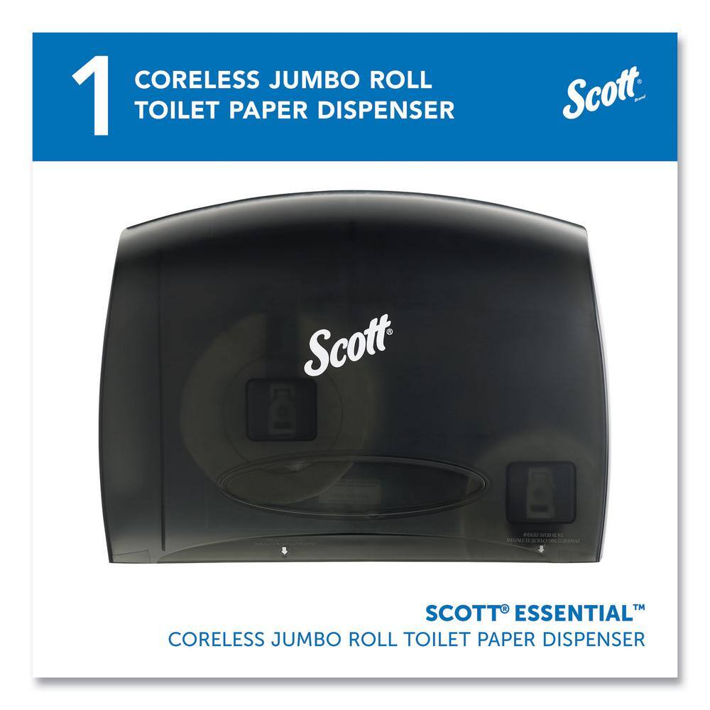 Black Coreless Jumbo Roll Paper Towel Dispenser