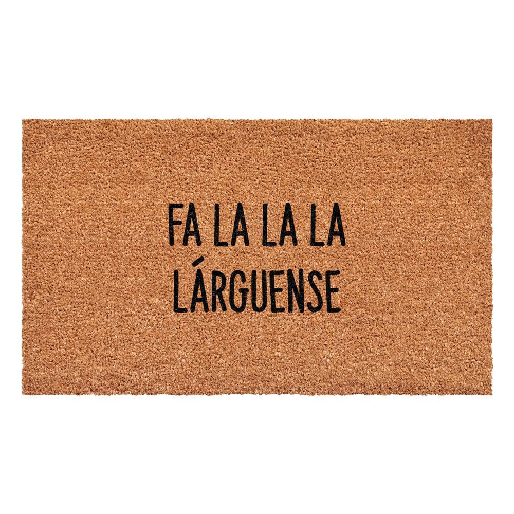Fa La La La Larguense Multi-Colored 17 in. x 29 in. Indoor or Outdoor Spanish Doormat price history on PriceWatchPro