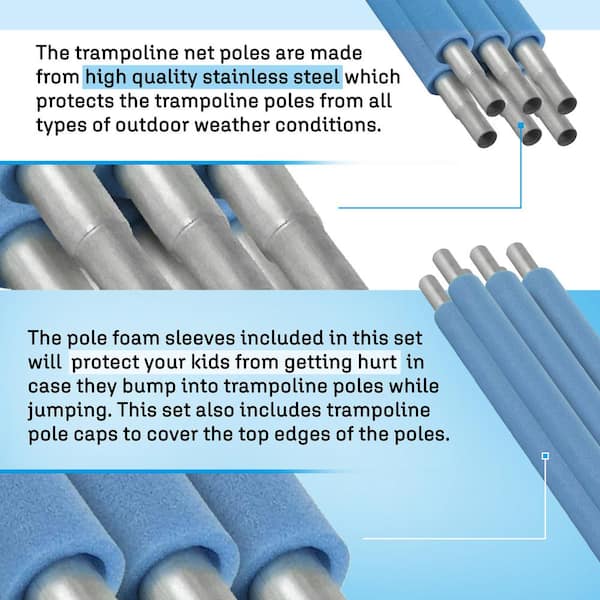 Trampoline With Net 14Ft Trampoline Net Replacement With