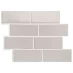 Metro Cassandra Gray 11.56 in. x 8.38 in. Vinyl Peel and Stick Tile (2.21 sq. ft./ 4-pack)