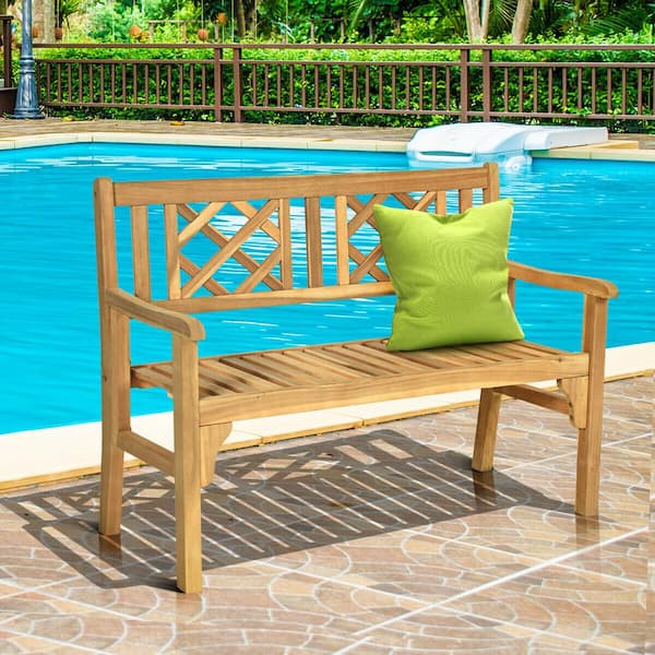 Lupine Teak Outdoor Dining Bench with Sunbrella Cushion by Lawson-Fenning +  Reviews