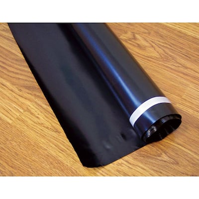 2-1/2 ft. x 40 ft. 6 mil Polyethylene Film - Moisture Barrier and Vapor Barrier Underlayment for All Floors