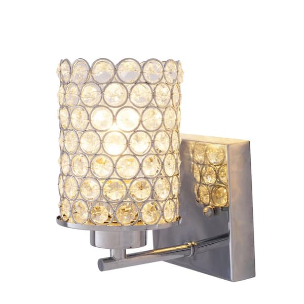 Home Decorators Collection 1-Light Chrome Wall Sconce