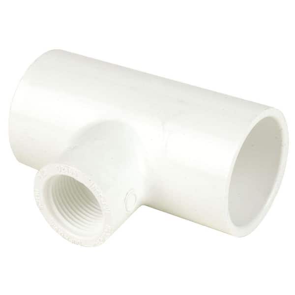 DURA 4 in. x 4 in. x 1/2 in. Schedule 40 PVC Reducing Tee SxSxFPT