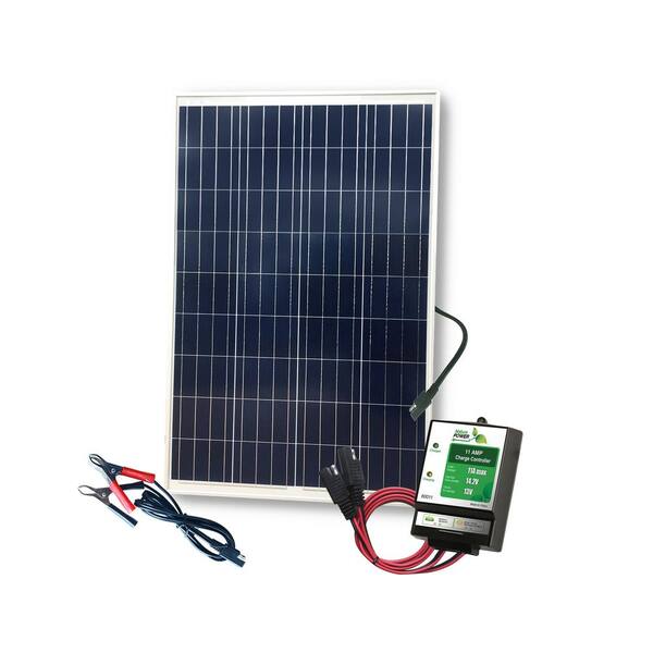 NATURE POWER 100 Watt Solar Kit with 11 Amp Charge Controller