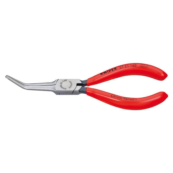 KNIPEX 6-1/4 in. Angled Long Nose Pliers