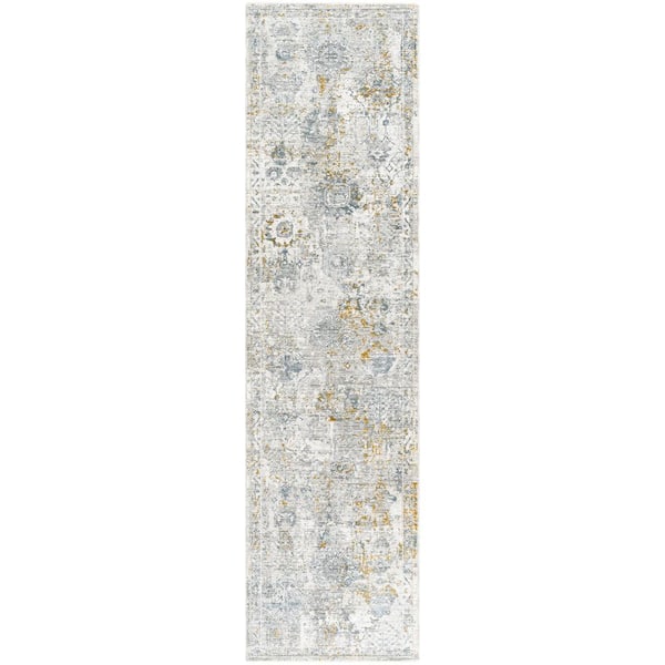 Livabliss Dresden Gray Traditional 10 ft. x 11 ft. Indoor Area Rug