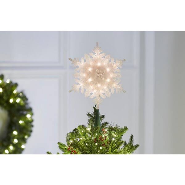 Holiday Time LED Christmas Tree Topper, Gold Star, 15 