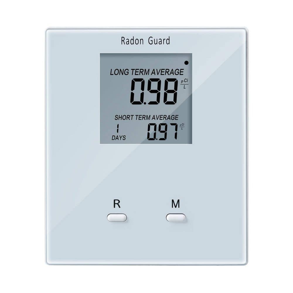 Home Radon Detector, Long and Short Term Monitoring, Easy-to-Use, No Lab Fees, Detects Radon Levels for Safer Living -  phyfalip, 27G062SA05-2