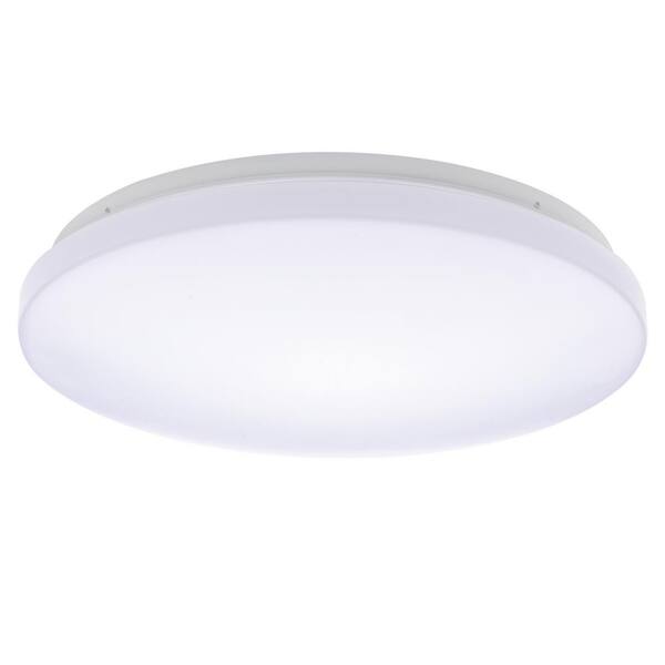 Honeywell 19-Watt White Integrated LED Round Ceiling Flushmount