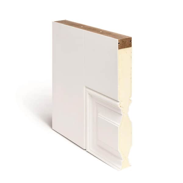MMI DOOR 36 in. x 80 in. Left-Hand Inswing Flush Classic Primed