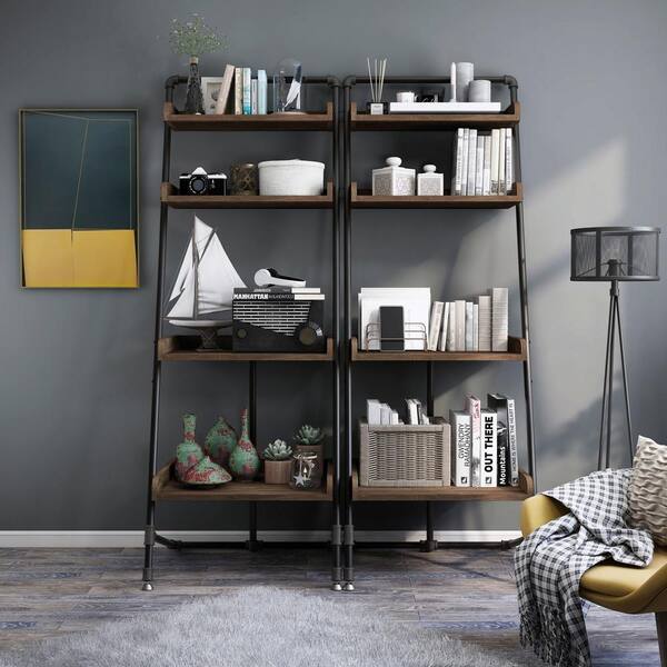 Furniture Of America Kasia 71 In H, Decorotika Kayra 71 Accent Bookcase With Asymetrical 11 Shelves